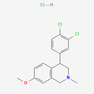 Chemical structure of Diclofensine hydrochloride