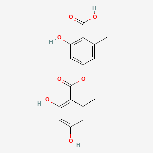 Chemical structure of Lecanoric Acid