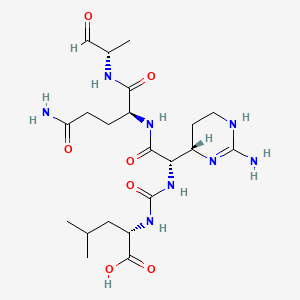 Chemical structure of Elastatinal