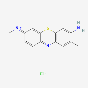 Chemical structure of Basic Blue 17