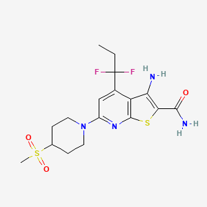 Chemical structure of BI-605906