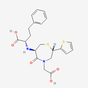 Chemical structure of Temocaprilat