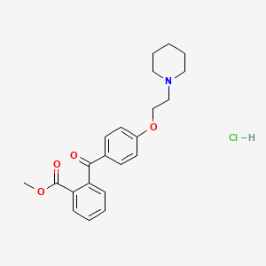 Chemical structure of Pitofenone hydrochloride