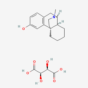 Chemical structure of Dextrorphan tartrate
