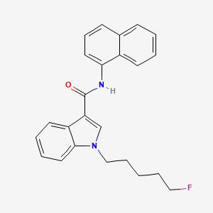 Chemical structure of 5-fluoro NNEI