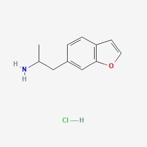 Chemical structure of 6-APB (hydrochloride)
