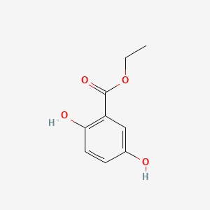 Chemical structure of ethyl 2,5-Dihydroxybenzoate