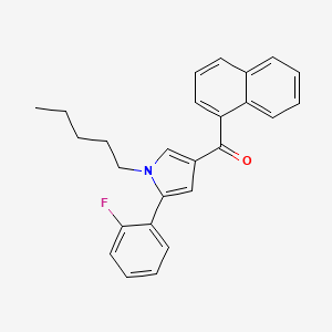 Chemical structure of JWH 307