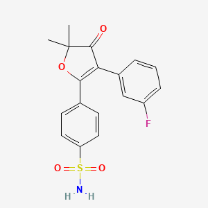 Chemical structure of Polmacoxib