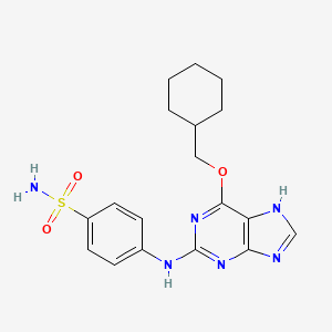 Chemical structure of NU 6102