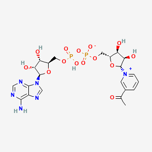 Chemical structure of 3-Acetylpyridine NAD