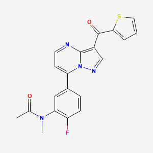 Chemical structure of Lorediplon