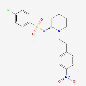 Chemical structure of W-18