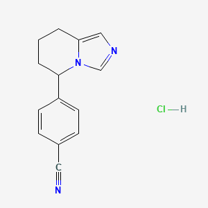 Chemical structure of Fadrozole (hydrochloride)