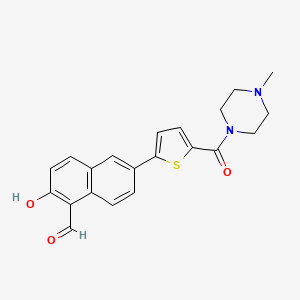 Chemical structure of MKC-3946
