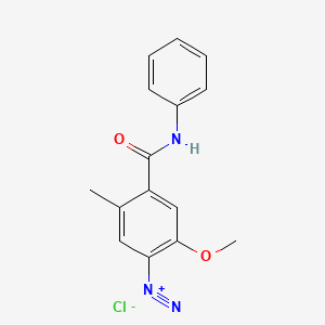 Chemical structure of FAST VIOLET B SALT