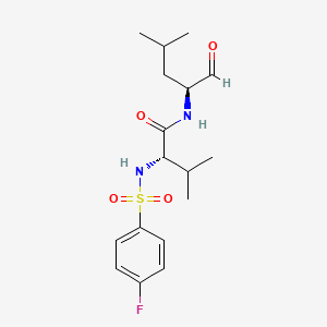Chemical structure of Calpain Inhibitor VI