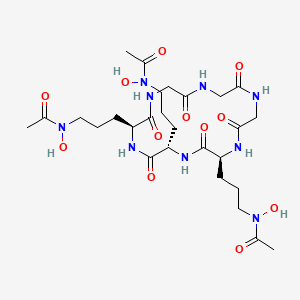 Chemical structure of N-Desferriferrichrome