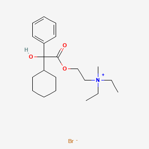 Chemical structure of Oxyphenonium Bromide
