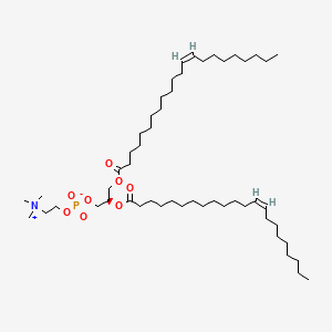 Chemical structure of 1,2-Dierucoyl-sn-glycero-3-PC