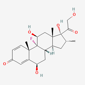 Chemical structure of 6-Hydroxydexamethasone
