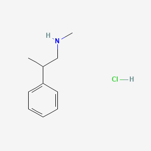 Chemical structure of Phenpromethamine hydrochloride