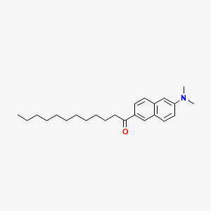 Chemical structure of Laurdan