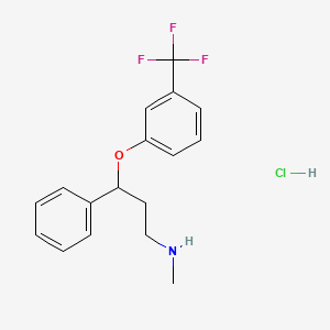 Chemical structure of meta-Fluoxetine (hydrochloride)