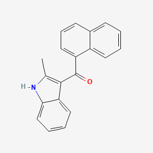 Chemical structure of 1'-Naphthoyl-2-methylindole