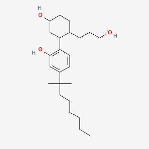 Chemical structure of (-)-CP 55,940