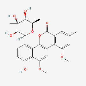 Chemical structure of Albacarcin M