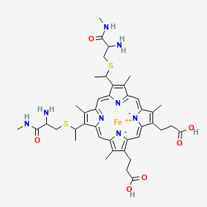 Chemical structure of Cytochrome C (from pig)