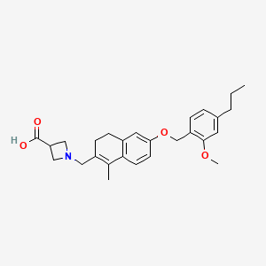 Chemical structure of Ceralifimod