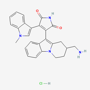 Chemical structure of Bisindolylmaleimide X hydrochloride
