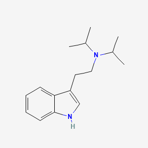 Chemical structure of DiPT