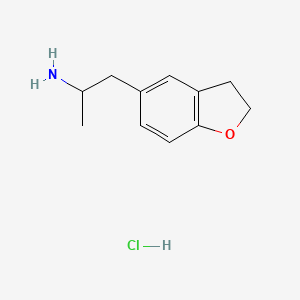 Chemical structure of 5-APDB (hydrochloride)