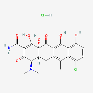 Chemical structure of 4-Epianhydrochlortetracycline Hydrochloride