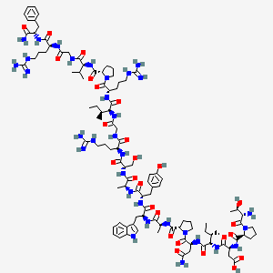 Chemical structure of Prolactin-Releasing Peptide (1-31) (human)