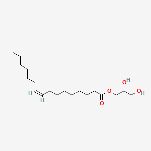 Chemical structure of 1-Monopalmitolein