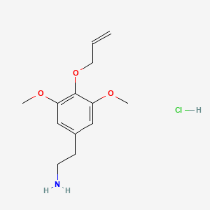 Chemical structure of Allylescaline (hydrochloride)