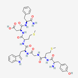 Chemical structure of CCK (27-33) (non-sulfated)