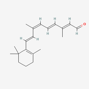 Chemical structure of 9-cis Retinal