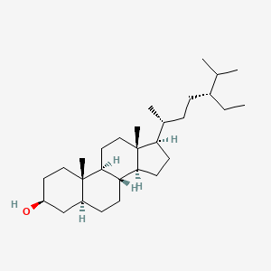 Chemical structure of Sitostanol