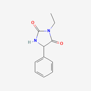 Chemical structure of Ethotoin