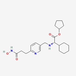 Chemical structure of GSK3117391