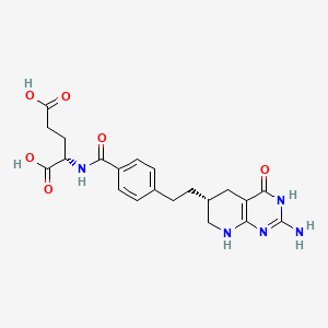 Chemical structure of Lometrexol