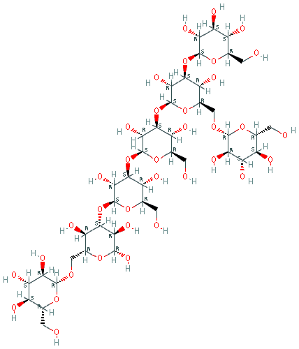 Chemical structure of Lentinan