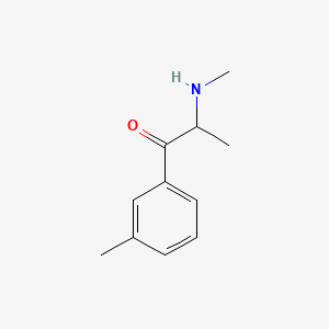 Chemical structure of 3-Methyl Methcathinone Hydrochloride