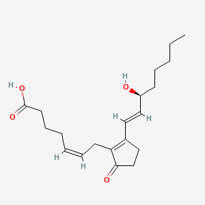 Chemical structure of Prostaglandin B2