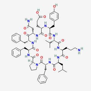 Chemical structure of Tyrothricin